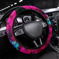 Sugar Skull Santa Steering Wheel Cover I Wan't To Be A Nice Person But Everyone Is Just So Stupid - Wonder Print Shop