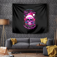 Sugar Skull Santa Tapestry I Wan't To Be A Nice Person But Everyone Is Just So Stupid - Wonder Print Shop