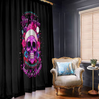 Sugar Skull Santa Window Curtain I Wan't To Be A Nice Person But Everyone Is Just So Stupid - Wonder Print Shop