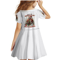 Skeleton Santa Claus Family Matching Mermaid Dress and Hawaiian Shirt On The Naughty List And I Regret Nothing - Wonder Print Shop