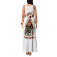 Skeleton Santa Claus Family Matching Tank Maxi Dress and Hawaiian Shirt On The Naughty List And I Regret Nothing - Wonder Print Shop