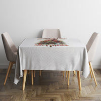Skeleton Santa Claus Tablecloth On The Naughty List And I Regret Nothing - Wonder Print Shop