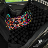 Flower Skull Back Car Seat Cover One Day Say Fuck Itt All And Let My Demons Out - Wonder Print Shop