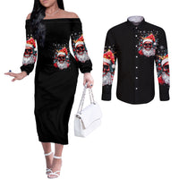 skeleton-santa-claus-couples-matching-off-the-shoulder-long-sleeve-dress-and-long-sleeve-button-shirt-merry-christmas-bitches