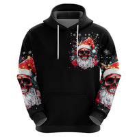 Skeleton Santa Claus Hoodie Merry Christmas Bitches - Wonder Print Shop