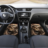 Skeleton Santa Claus Car Mats Scary Skeleton Santa Claus Coming - Wonder Print Shop