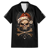 Skeleton Santa Claus Family Matching Mermaid Dress and Hawaiian Shirt Scary Skeleton Santa Claus Coming - Wonder Print Shop