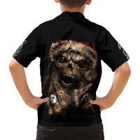 Skeleton Santa Claus Family Matching Tank Maxi Dress and Hawaiian Shirt Scary Skeleton Santa Claus Coming - Wonder Print Shop