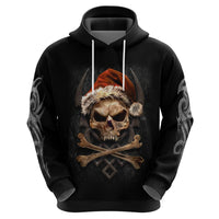 Skeleton Santa Claus Hoodie Scary Skeleton Santa Claus Coming - Wonder Print Shop