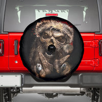 Skeleton Santa Claus Spare Tire Cover Scary Skeleton Santa Claus Coming - Wonder Print Shop