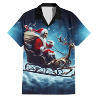 Skeleton Santa Claus Family Matching Mermaid Dress and Hawaiian Shirt Santa Claus Is Coming To Town - Wonder Print Shop