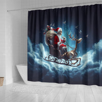 skeleton-santa-claus-shower-curtain-santa-claus-is-coming-to-town
