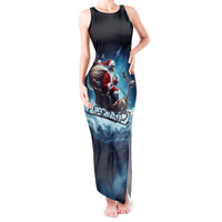 Skeleton Santa Claus Tank Maxi Dress Santa Claus Is Coming To Town - Wonder Print Shop