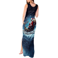 Skeleton Santa Claus Tank Maxi Dress Santa Claus Is Coming To Town - Wonder Print Shop
