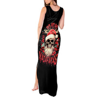 Skull Santa Claus Tank Maxi Dress Ho Ho Ho Madafakas - Wonder Print Shop