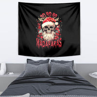 Skull Santa Claus Tapestry Ho Ho Ho Madafakas - Wonder Print Shop