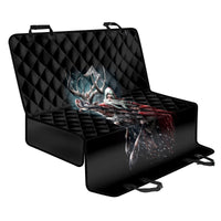 Viking Santa Claus Back Car Seat Cover Vahalla Santa Clau Coming - Wonder Print Shop