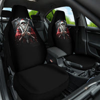 Viking Santa Claus Car Seat Cover Vahalla Santa Clau Coming - Wonder Print Shop