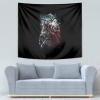Viking Santa Claus Tapestry Vahalla Santa Clau Coming - Wonder Print Shop