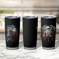 Viking Santa Claus Tumbler Cup Vahalla Santa Clau Coming - Wonder Print Shop