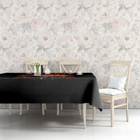 Skeleton Santa Claus Tablecloth The Devil Whispered To Me I'm Coming For You I Whisper Back Bring Beer - Wonder Print Shop