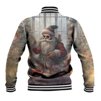 Skeleton Santa Claus Baseball Jacket Repair For Christmas Santa Claus - Wonder Print Shop