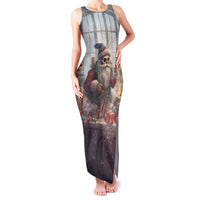 Skeleton Santa Claus Family Matching Tank Maxi Dress and Hawaiian Shirt Repair For Christmas Santa Claus - Wonder Print Shop