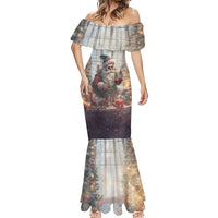 Skeleton Santa Claus Mermaid Dress Repair For Christmas Santa Claus - Wonder Print Shop