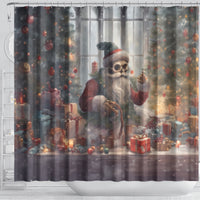 skeleton-santa-claus-shower-curtain-repair-for-christmas-santa-claus