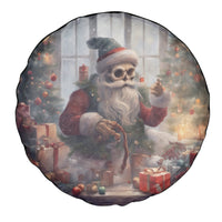 Skeleton Santa Claus Spare Tire Cover Repair For Christmas Santa Claus - Wonder Print Shop