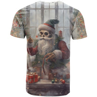 Skeleton Santa Claus T Shirt Repair For Christmas Santa Claus - Wonder Print Shop