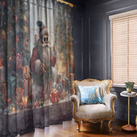 Skeleton Santa Claus Window Curtain Repair For Christmas Santa Claus - Wonder Print Shop