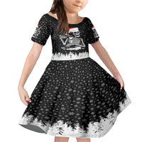 Skeleton Santa Claus Family Matching Mermaid Dress and Hawaiian Shirt Scary Skeleton Santa Claus Coming - Wonder Print Shop