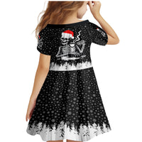 Skeleton Santa Claus Family Matching Mermaid Dress and Hawaiian Shirt Scary Skeleton Santa Claus Coming - Wonder Print Shop