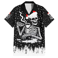 Skeleton Santa Claus Family Matching Tank Maxi Dress and Hawaiian Shirt Scary Skeleton Santa Claus Coming - Wonder Print Shop