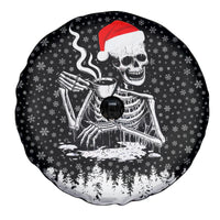 Skeleton Santa Claus Spare Tire Cover Scary Skeleton Santa Claus Coming - Wonder Print Shop