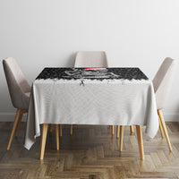Skeleton Santa Claus Tablecloth Scary Skeleton Santa Claus Coming - Wonder Print Shop