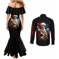 skeleton-santa-claus-couples-matching-mermaid-dress-and-long-sleeve-button-shirt-santa-claus-is-coming-to-town