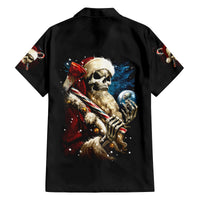 Skeleton Santa Claus Family Matching Tank Maxi Dress and Hawaiian Shirt Santa Claus Is Coming To Town - Wonder Print Shop