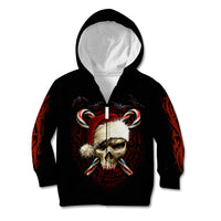 Skeleton Santa Claus Kid Hoodie Santa Claus Is Coming To Town - Wonder Print Shop