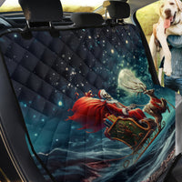Skeleton Santa Claus Back Car Seat Cover Santa Claus Is Coming To Town - Wonder Print Shop