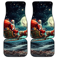 Skeleton Santa Claus Car Mats Santa Claus Is Coming To Town - Wonder Print Shop