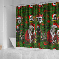 skeleton-santa-claus-shower-curtain-multi-skeleton-santa-pattern-ugly-christmas