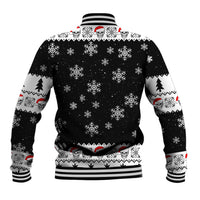 Skull Santa Baseball Jacket Tree Skull Santa Ugly Christmas - Wonder Print Shop