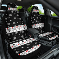 Skull Santa Car Seat Cover Tree Skull Santa Ugly Christmas - Wonder Print Shop