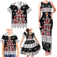 Skull Santa Family Matching Tank Maxi Dress and Hawaiian Shirt Tree Skull Santa Ugly Christmas - Wonder Print Shop