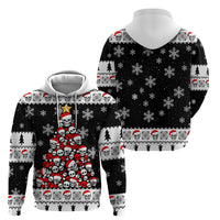 Skull Santa Hoodie Tree Skull Santa Ugly Christmas - Wonder Print Shop