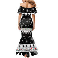 Skull Santa Mermaid Dress Tree Skull Santa Ugly Christmas - Wonder Print Shop