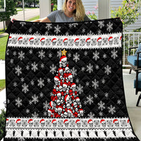Skull Santa Quilt Tree Skull Santa Ugly Christmas - Wonder Print Shop