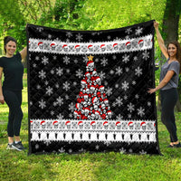 Skull Santa Quilt Tree Skull Santa Ugly Christmas - Wonder Print Shop